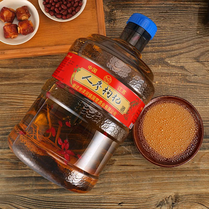仁平人参枸杞酒浓香型优质原料大容量5000ml桶装整箱【双12狂欢购】