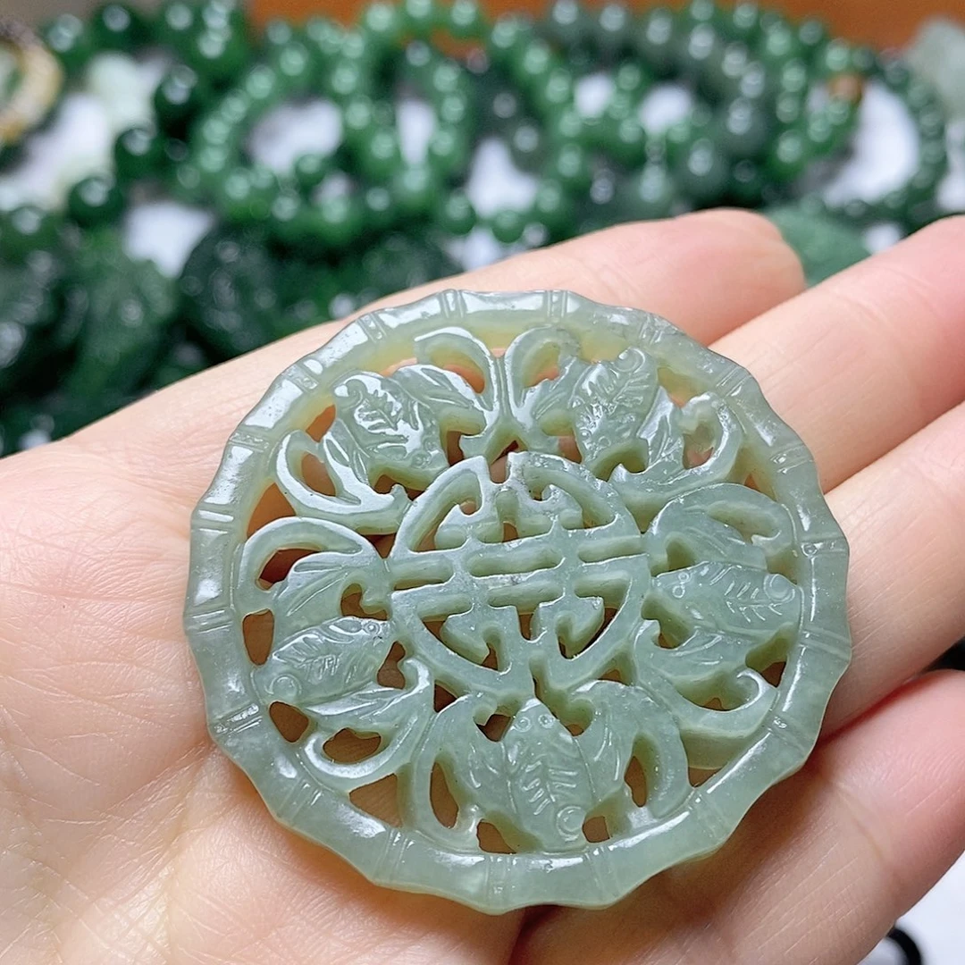 吊坠(不含链)未镶嵌和田玉