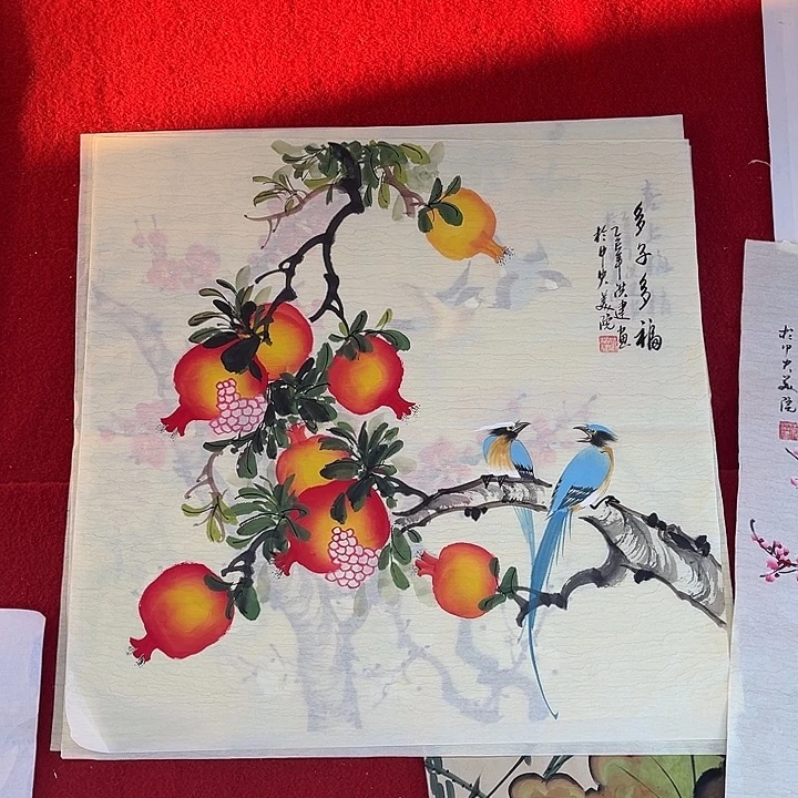 国画一二三一二三两四