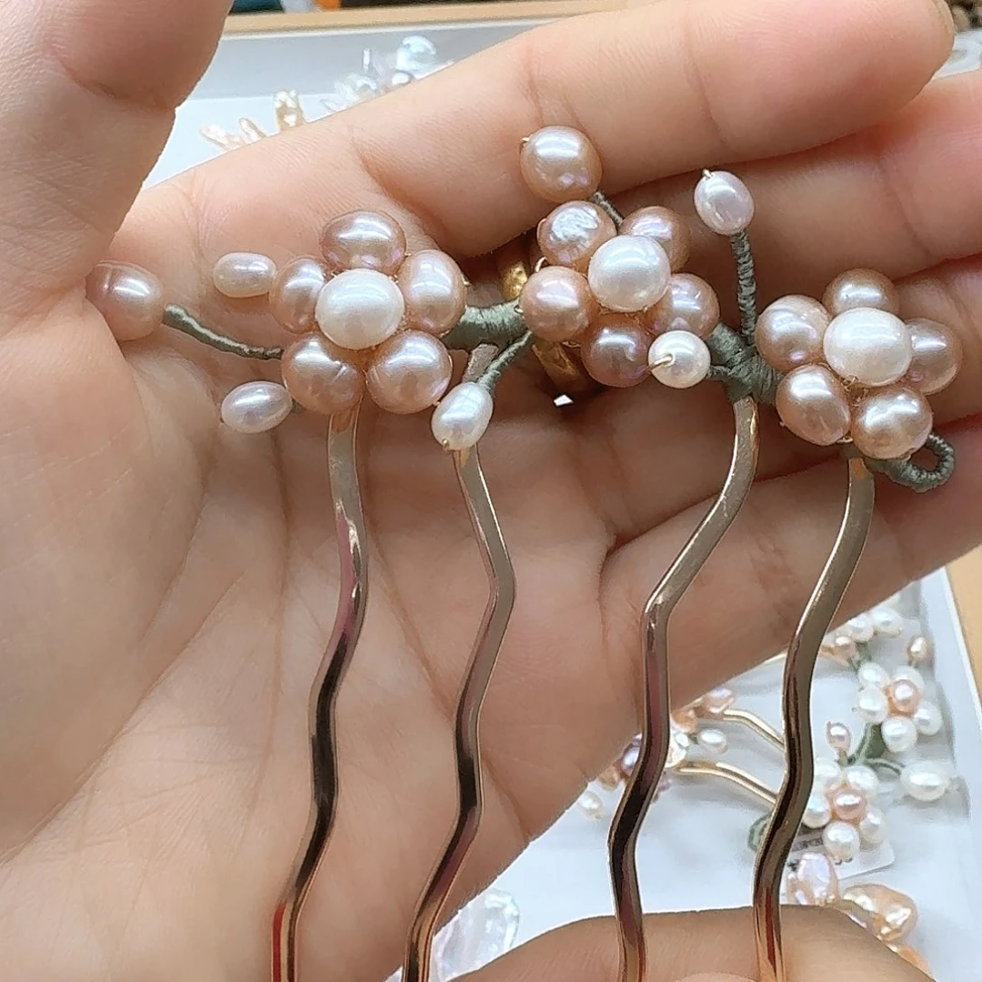 未镶嵌淡水珍珠发饰