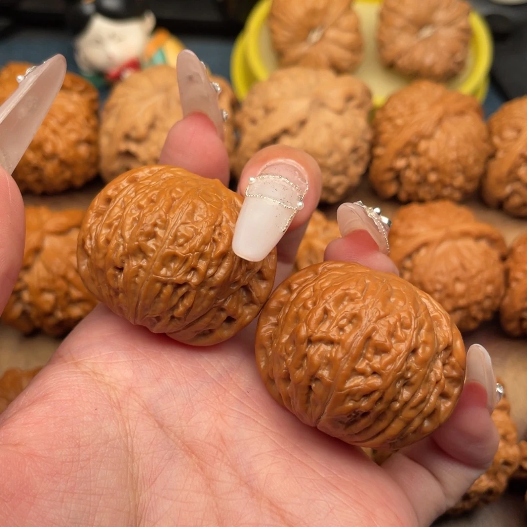 文玩核桃把件全品毕业平谷铁锤38.5