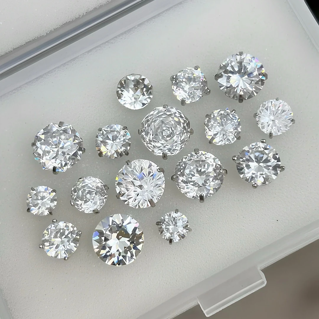 钛钢耳饰 寒雪夜曲RINGRING商店白色系耳骨钉钛钢养耳耳钉