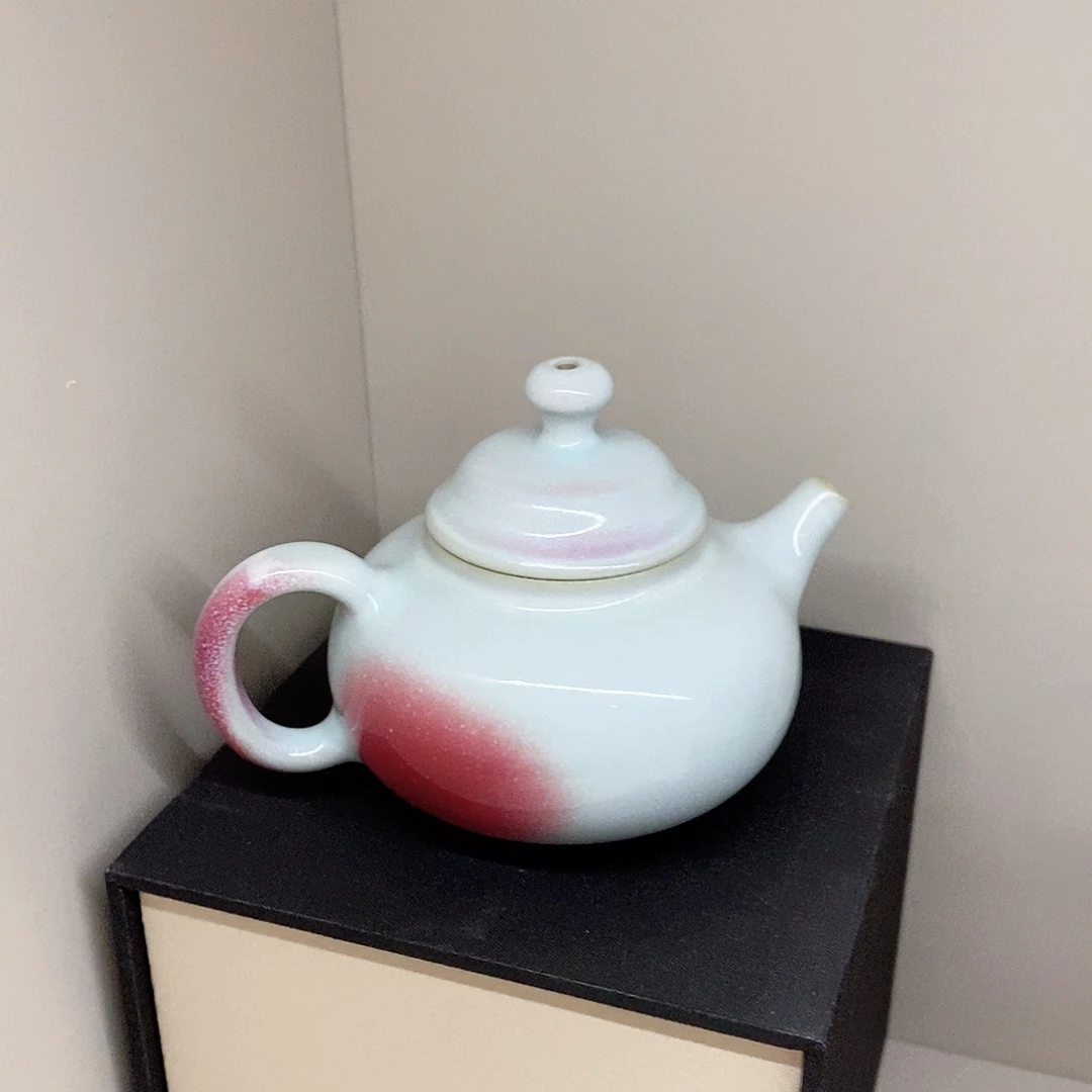 陶摆件雪里红小容天111111