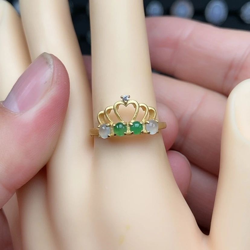 【闪购商品】银S925镶嵌戒指翡翠