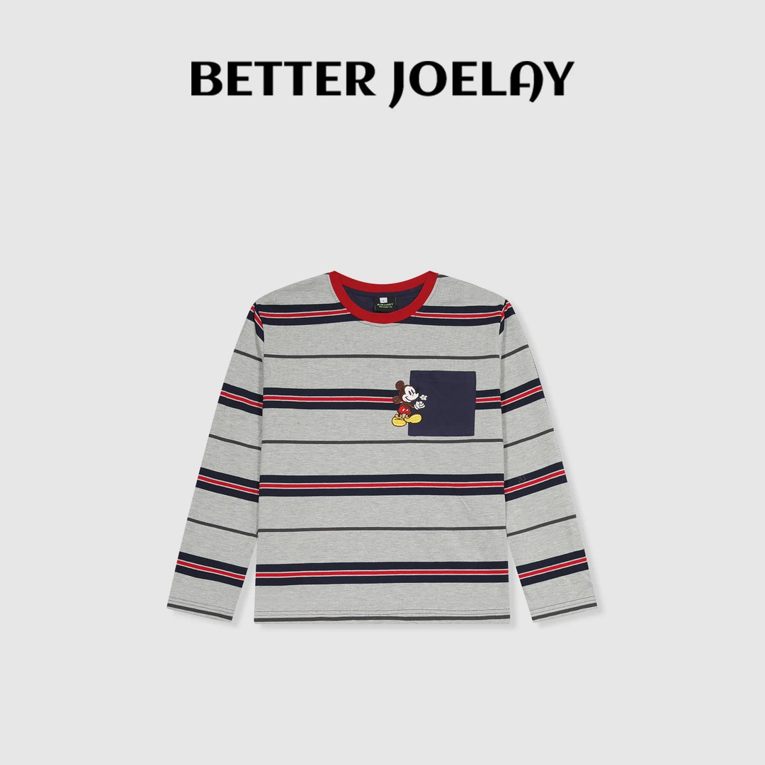 BETTER JOELAY-中版【纯白的花】百搭长袖T恤休闲宽松简约ZZ3708