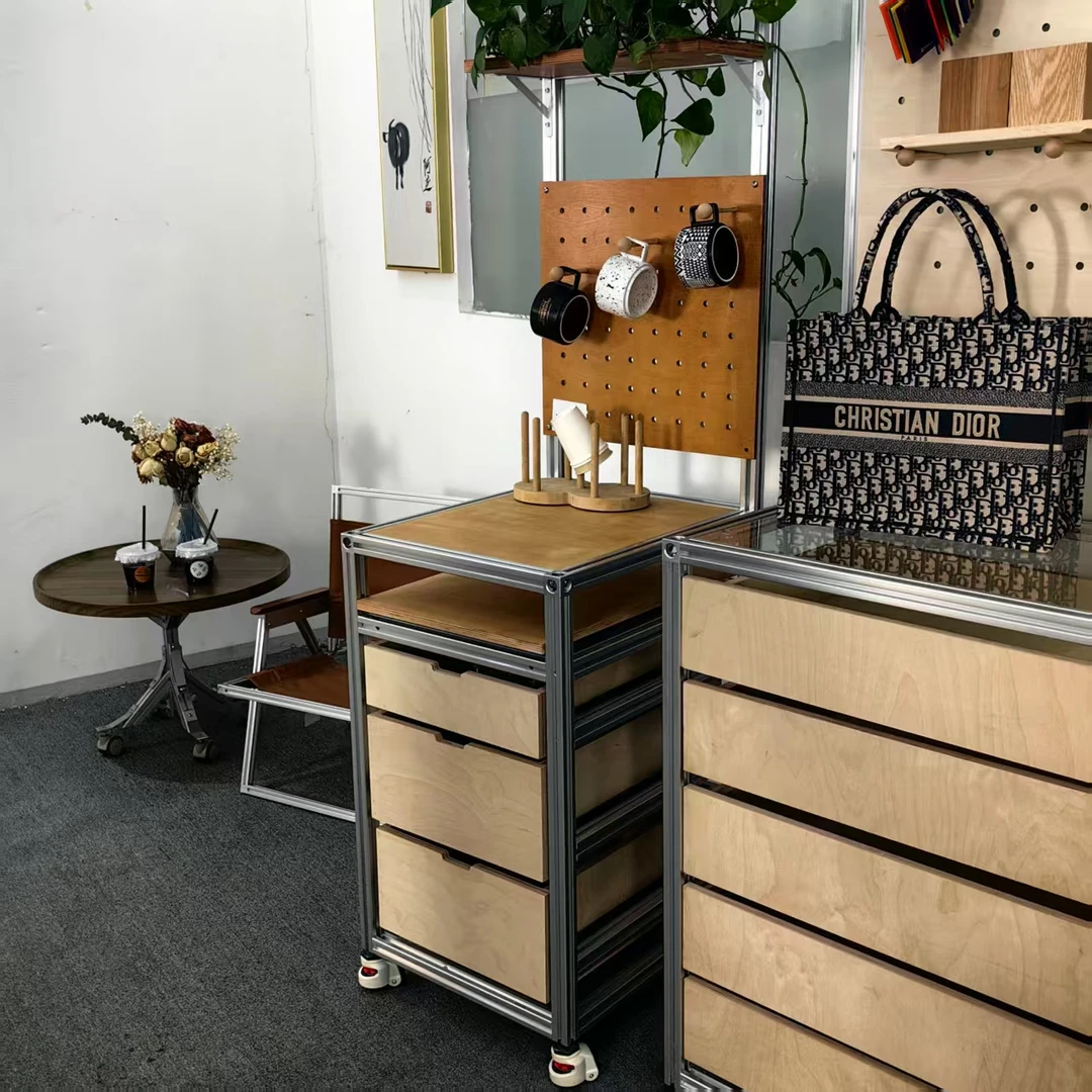 餐边柜铝型材家具diy定制