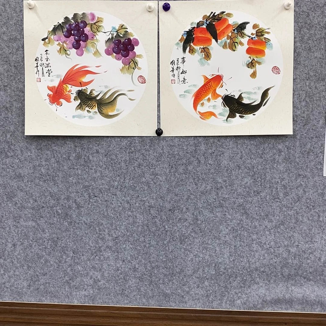 国画刘国华手绘作品1111