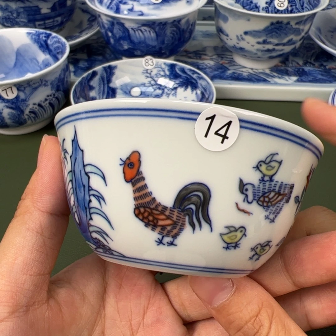 木木景德镇纯手工纯手绘茶具14