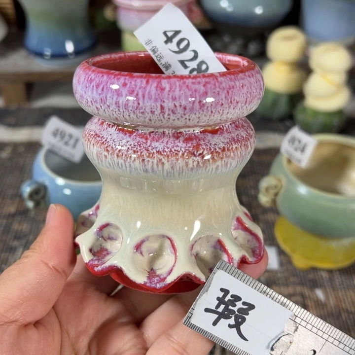 口5高8 手工花盆未满30运费到付