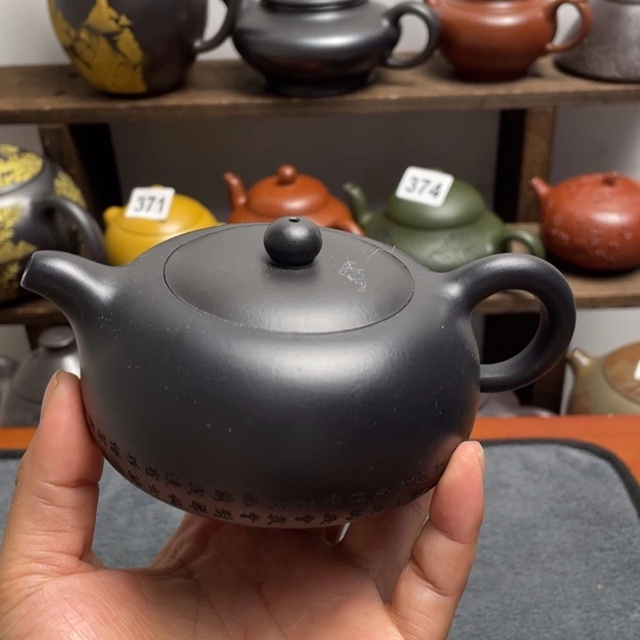 茶壶紫砂紫砂盖子色差