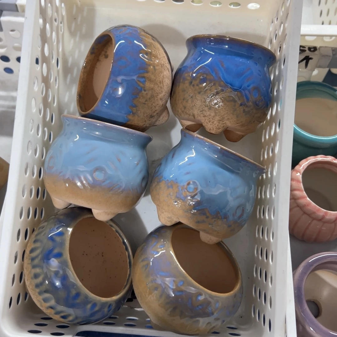 陶瓷多肉小花盆@@2075