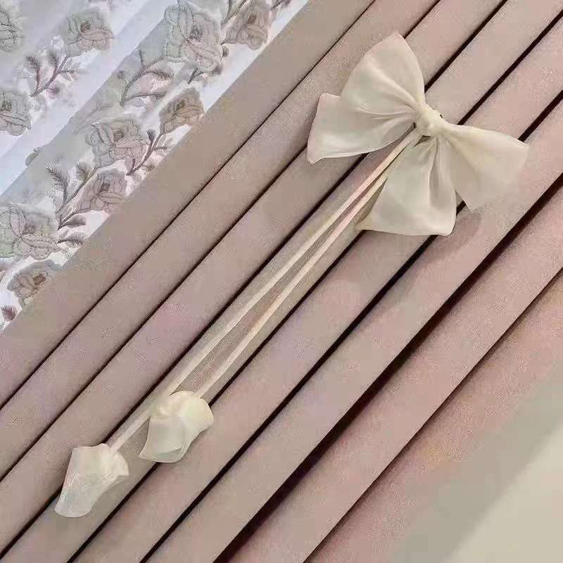 窗帘挂件精致高端窗帘装饰点缀配件辅料免钉蝴蝶结别针小装饰品