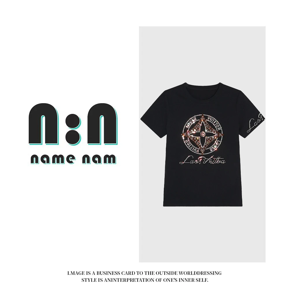 A68970新款洋气百搭休闲短袖