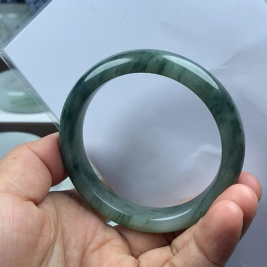 石英质玉（金丝玉）未镶嵌手镯