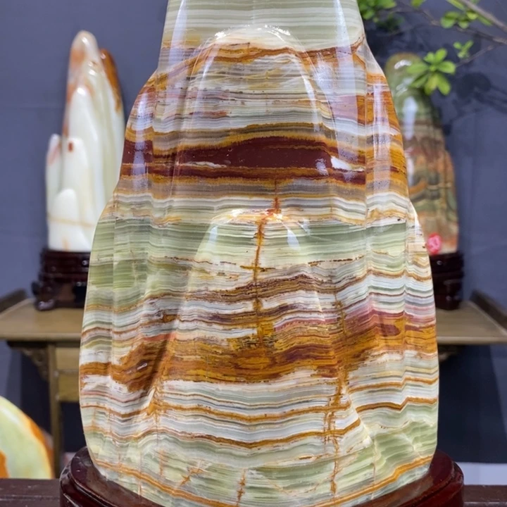 石材精品古青石摆件