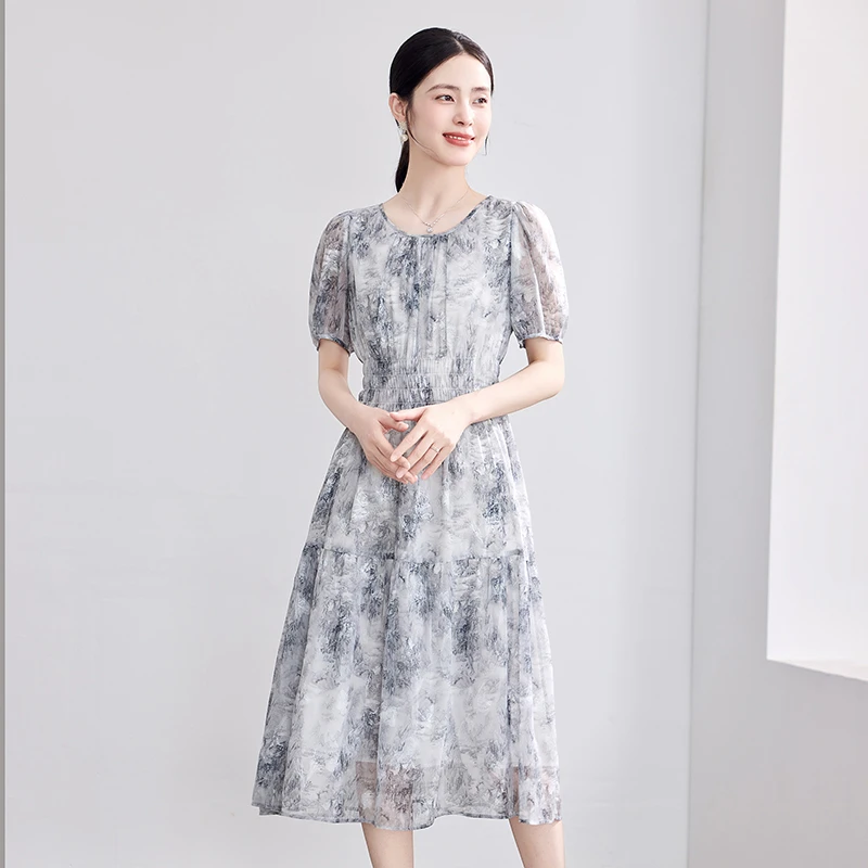 显瘦新款连衣裙夏季优雅气质高级感时尚连衣裙60281