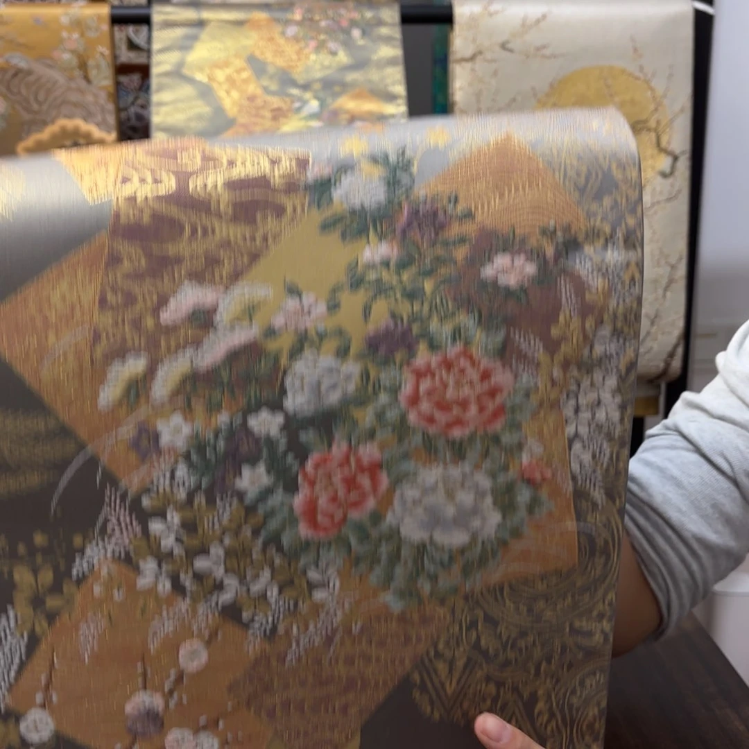 织绣唐锦西阵织桌旗