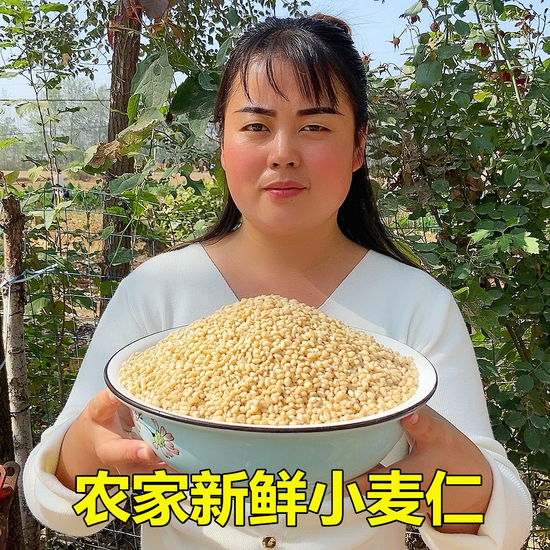 豫乡景辉农家脱皮小麦仁无添加杂粮小麦五谷杂粮麦子粗粮煮粥蒸饭