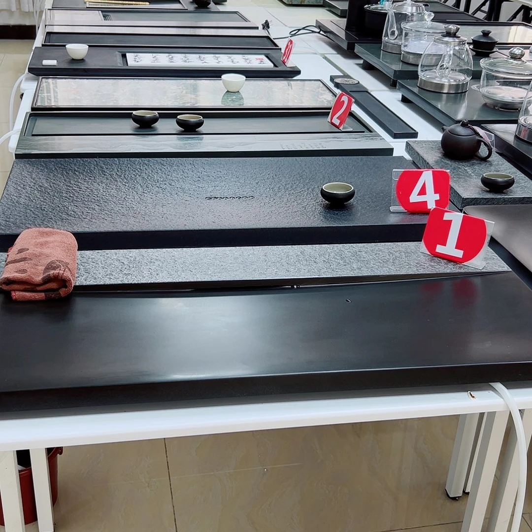 轩***咪乌金石茶盘60-30-3干泡台