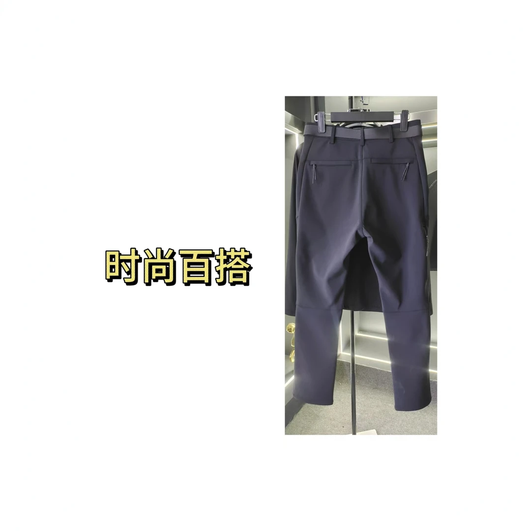 2025新款男士时尚百搭户外休闲轻奢加绒卫裤s