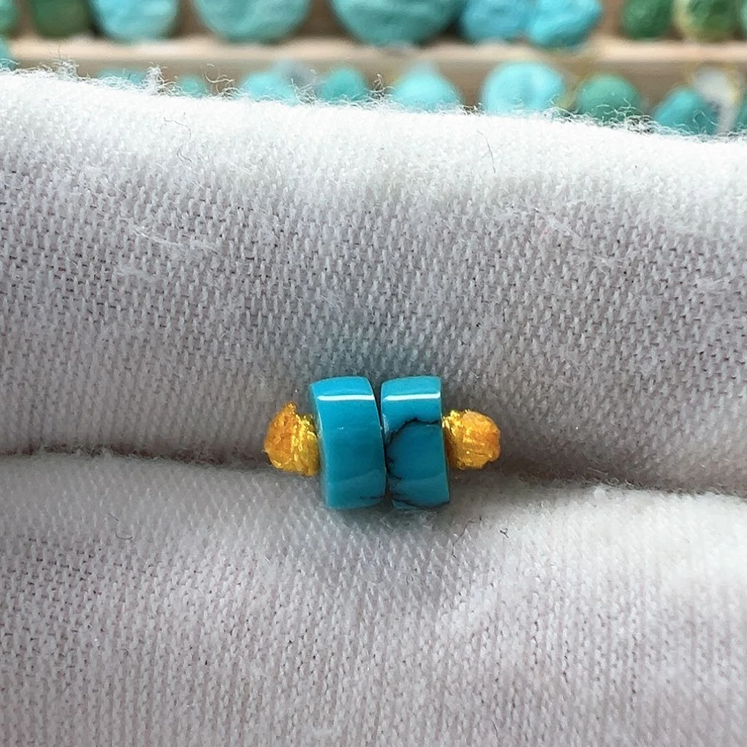 未镶嵌绿松石隔片5.4mm