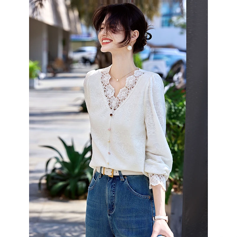 时尚气质长袖衬衫SXCS25022