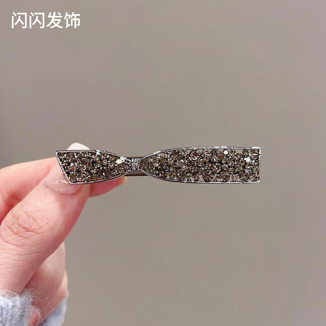 【闪闪发饰】创意领结刘海边夹精致简约百搭发卡气质发饰夹子
