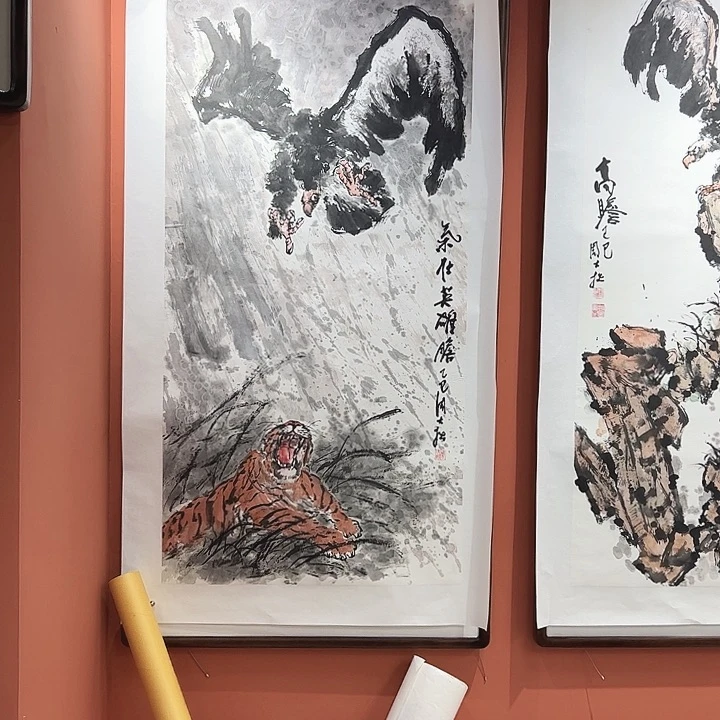 国画此**明周大拙国画作品