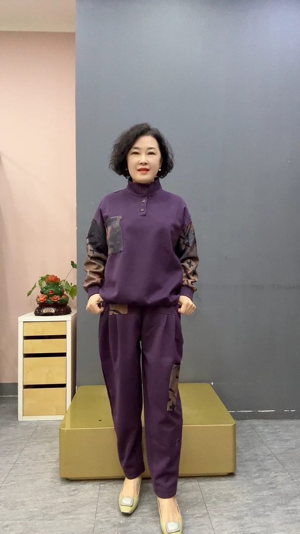 春季新款休闲宽松舒适套装