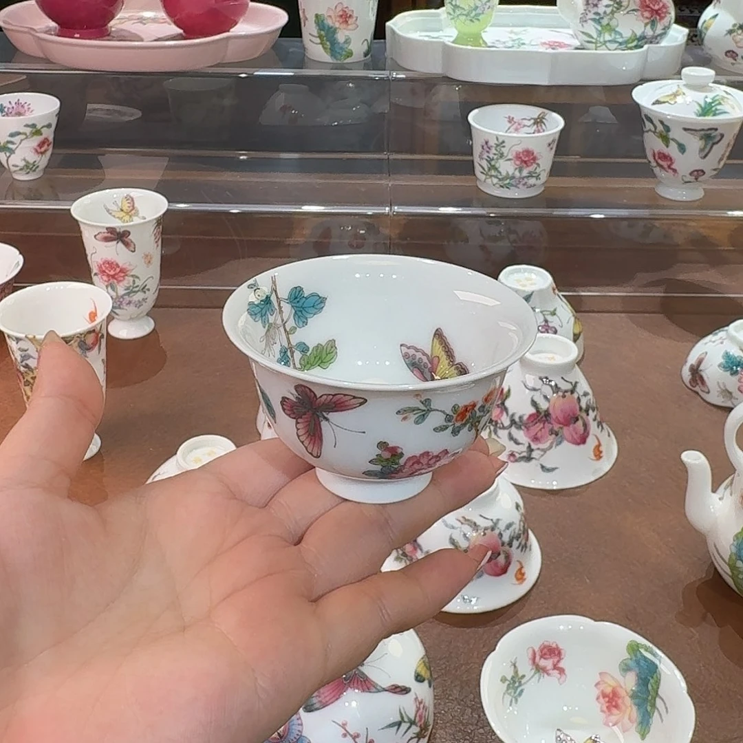 珐琅彩主人杯茶具套装