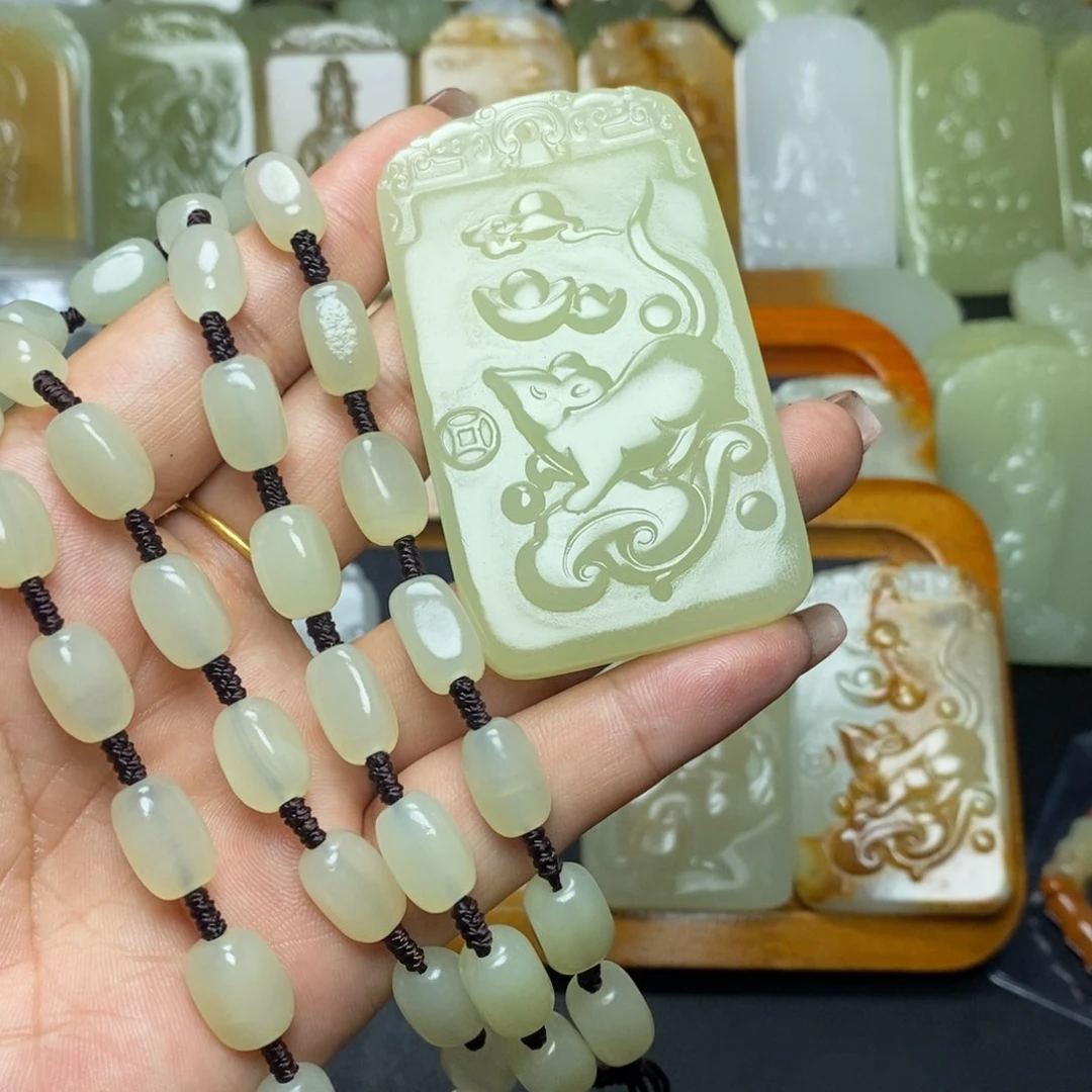 昆仑山料方解石玉