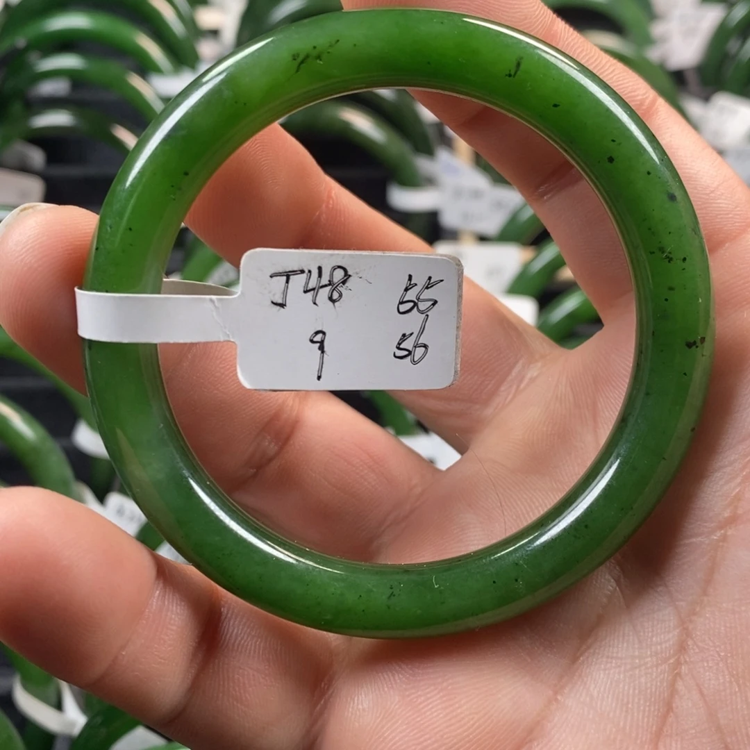 和田玉（碧玉）未镶嵌手镯55