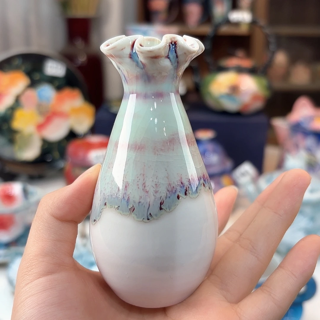 景德镇手绘高温釉下彩陶瓷茶具