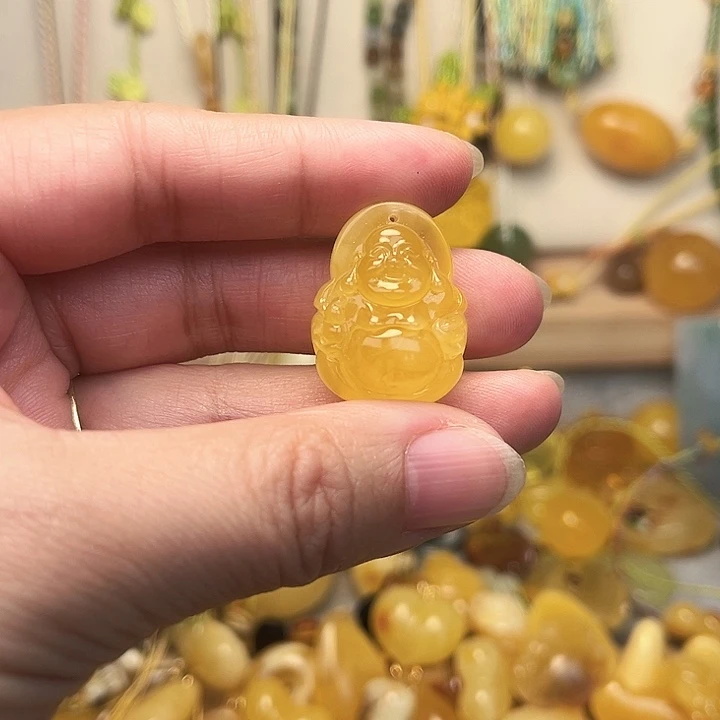 蜜蜡颈饰未镶嵌蜜蜡