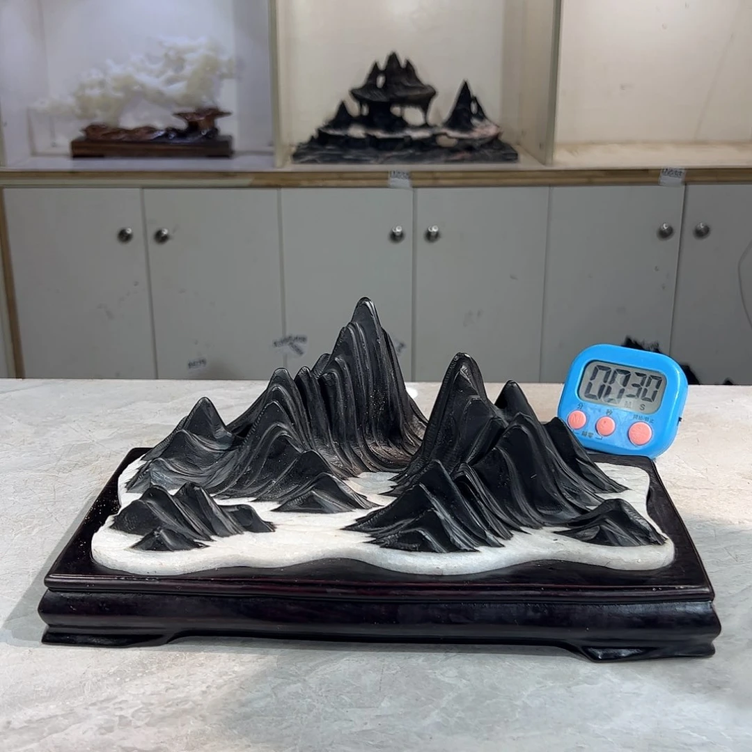 灵璧奇石博览会摆件福*