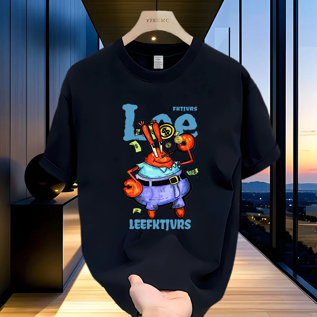 美式痞帅重磅纯棉短袖T恤青年男女款夏季ins潮牌男士圆领百搭上衣