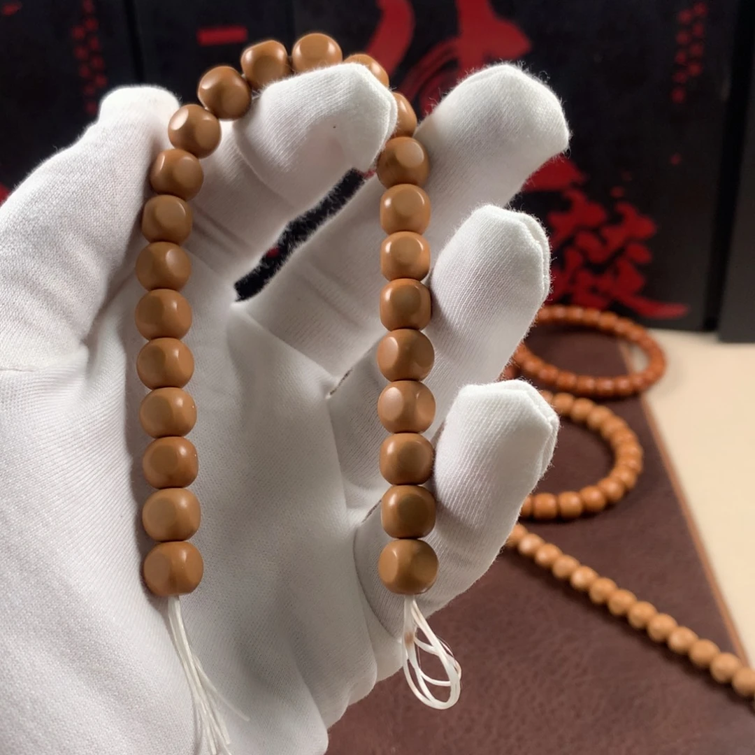 猴头核桃手串泛油款手工大面六方8.5