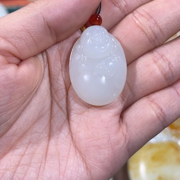 海***夫项链未镶嵌和田玉