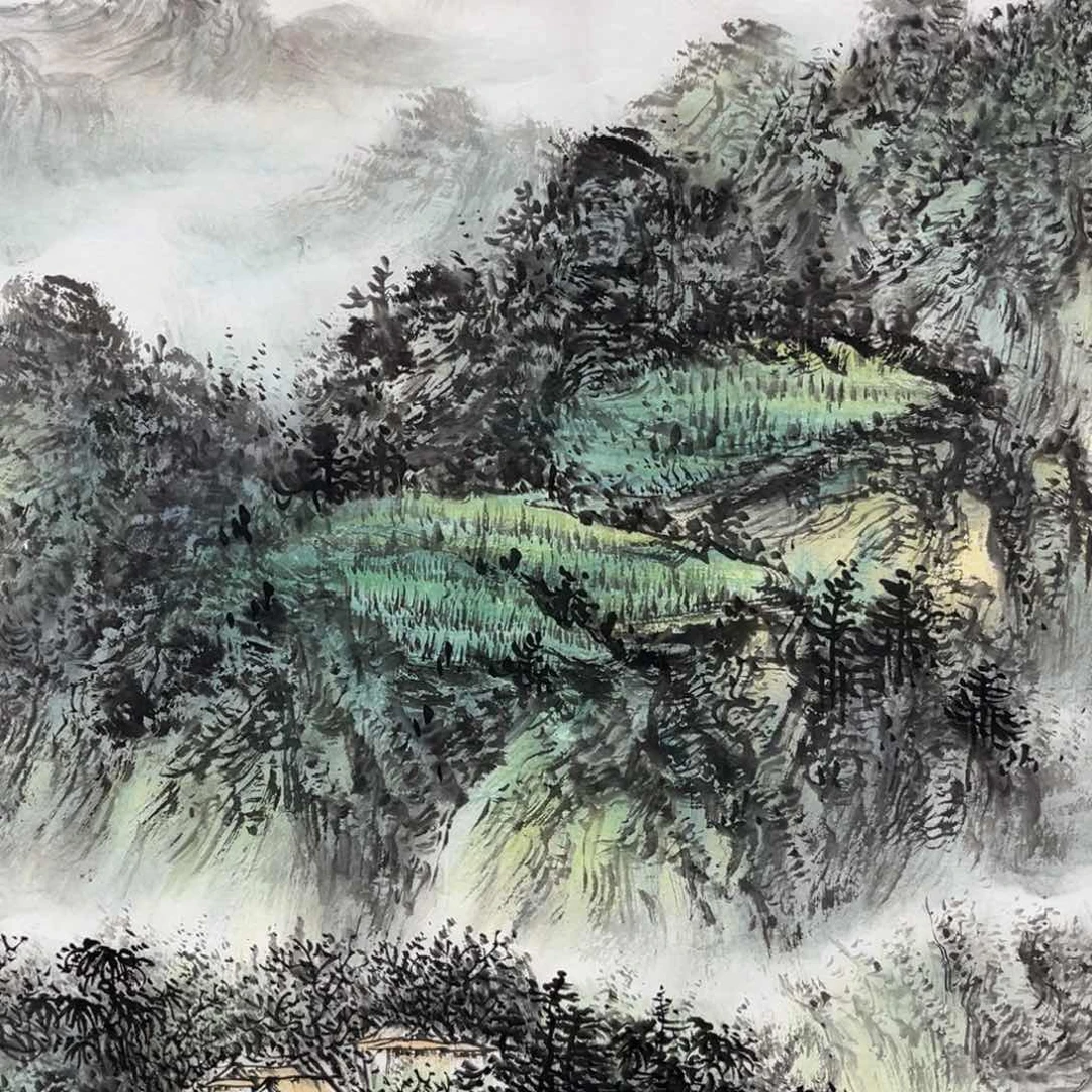 国画醉***人宣纸手绘，手工作品