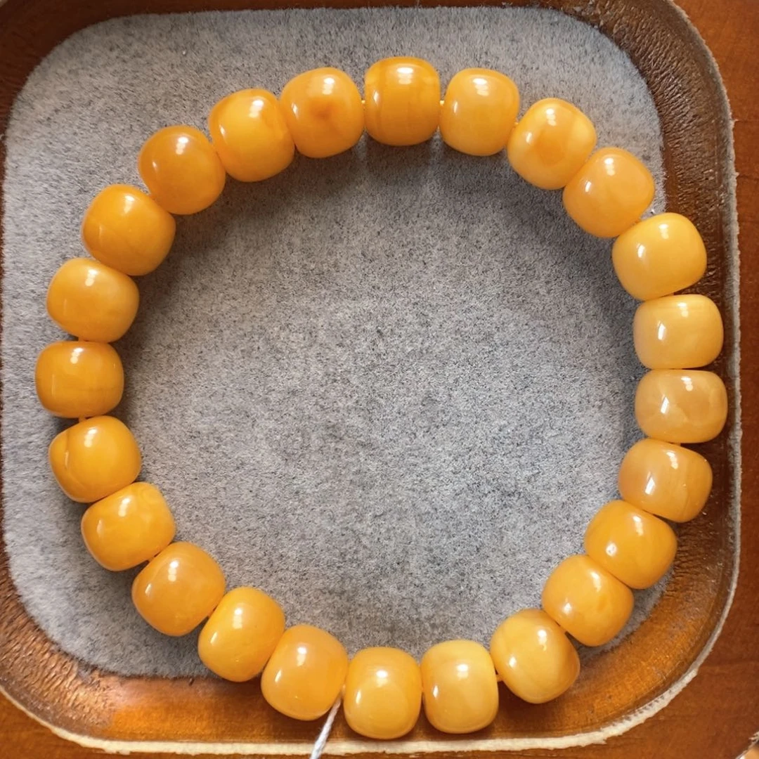 未镶嵌蜜蜡手串蜜蜡手串
