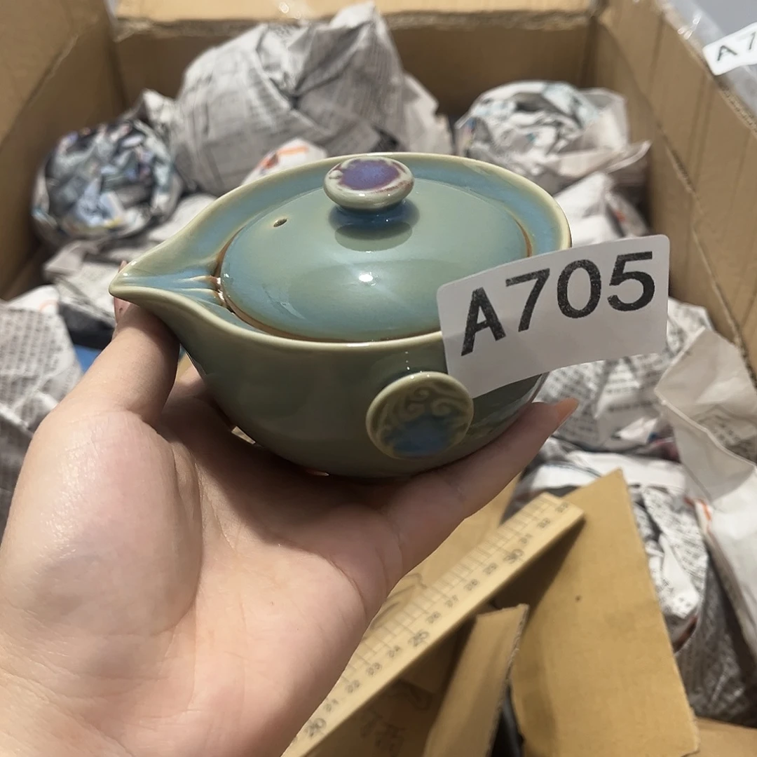 瓷片茶摆件工艺品摆件666
