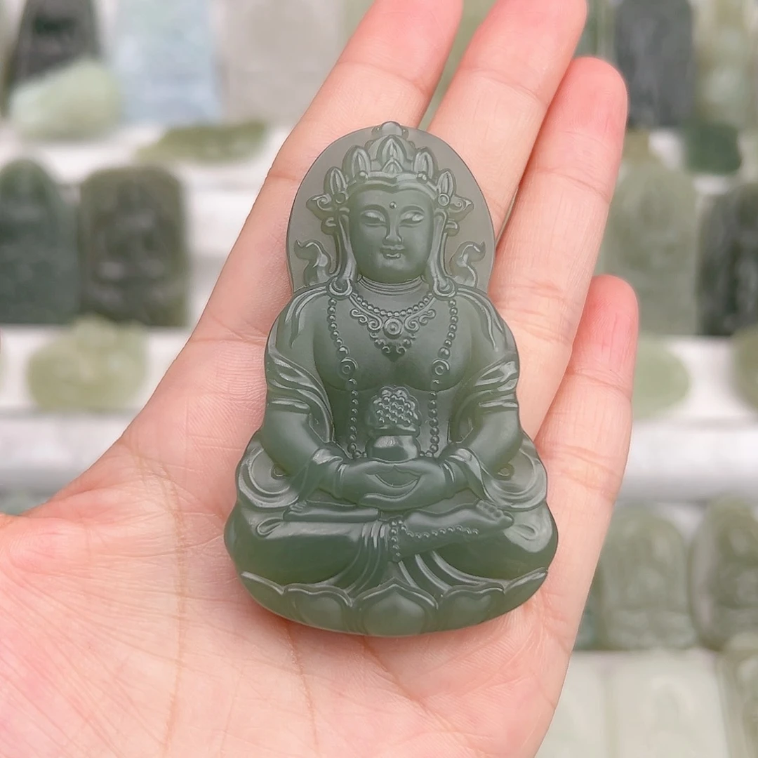 颈饰未镶嵌和田玉域**生