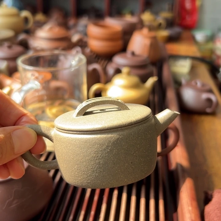 任***好茶壶紫砂茶垢青段汉瓦60cc