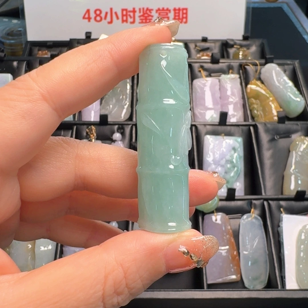 颈饰未镶嵌翡翠竹节