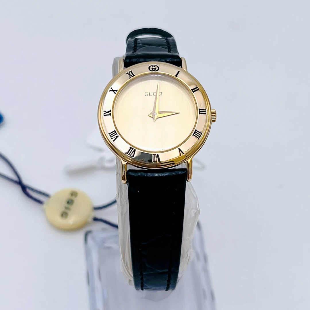 95新 GUCCI/古驰 大禧古驰28406石英瑞士名表赠表带