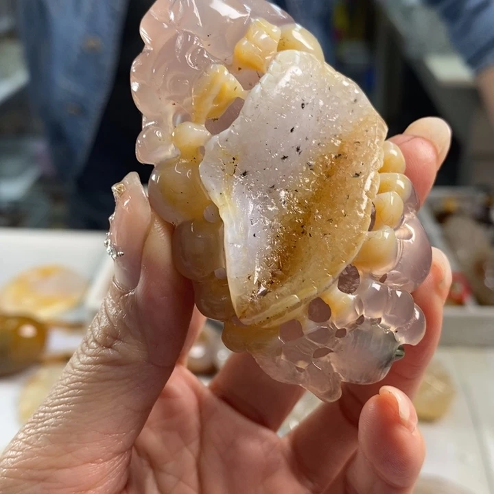 玛瑙/玉髓吊坠(不含链)未镶嵌