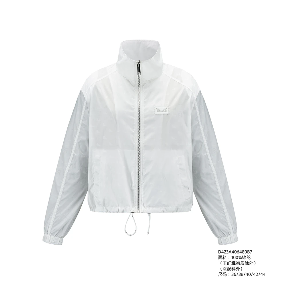 FENDILOR小怪兽25年春夏款女士立领外套 D423A406480B