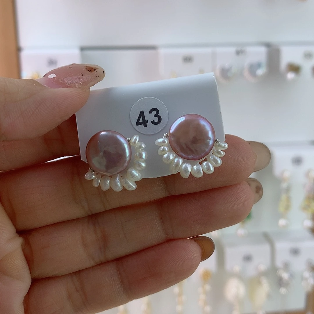 未镶嵌耳饰淡水珍珠