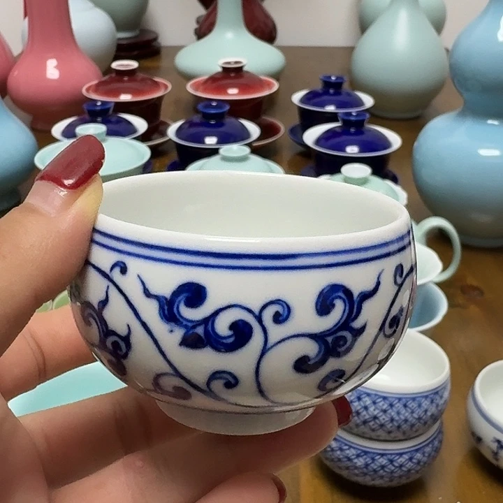 摆件景德镇高温陶瓷杯子