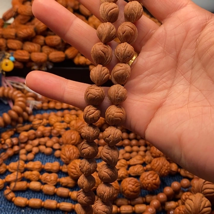 坏***的秦岭山脉桃核原皮原色81颗10+